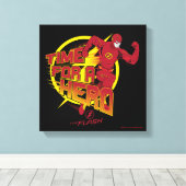 フラッシュ | "ヒーローの時間"グラフィック キャンバスプリント (インサイチュ (ウッドフロア))