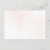 フラッシュ フラワーズ、ピンク フラワーズ、ボヘミア、オムツ ラッフル エンクロージャーカード (裏面)