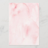 フラッシュ フローラル 誰が花嫁を知っている ゲーム 印刷可能 招待状 (裏面)