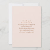 フラッシュ ボホ デザート ガール インビテーション (裏面)