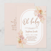 フラッシュ ボホ デザート ガール インビテーション (正面/裏面)