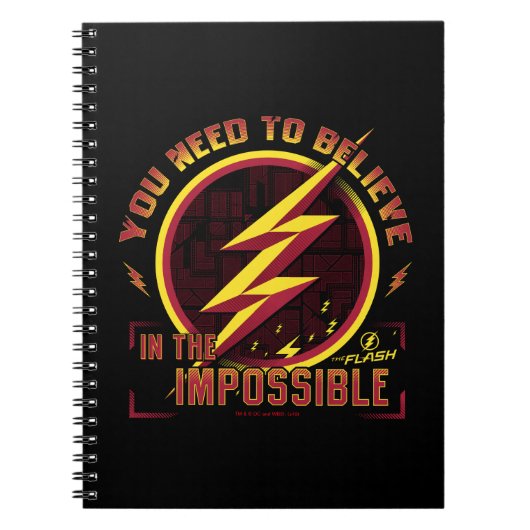 フラッシュ |不可能に信じなる ノートブック (正面)