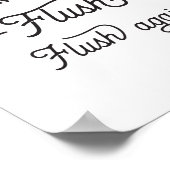 フラッシュ、再びフラッシュ ポスター (角)