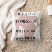 フラッシュ | "式"空白の引用文シルエット クッション (ブランケット)