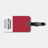 フラッシュ | "未来はここにある" ラゲッジタグ (裏面横)