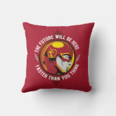 フラッシュ | 「未来はここに来る」 クッション (裏面)