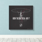 フラッシュ |「理論的にはどうすればいい?」 キャンバスプリント (インサイチュ (ウッドフロア))