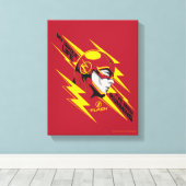 フラッシュ |私の人生はランニングだ キャンバスプリント (インサイチュ (ウッドフロア))