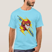 フラッシュ |私の人生はランニングだ Tシャツ (正面)