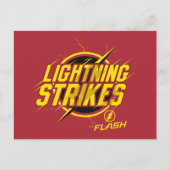 フラッシュ | "稲妻ストライク"グラフィック ポストカード (正面)