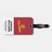 フラッシュ | "稲妻ストライク"グラフィック ラゲッジタグ (裏面横)