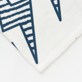 フラッシュ。稲妻ボルトの継ぎ目のないパターン。背景 フリースブランケット (角)