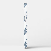 フラッシュ。稲妻ボルトの継ぎ目のないパターン。背景 Case-Mate iPhoneケース (裏面 / 左)