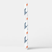 フラッシュ。稲妻ボルトの継ぎ目のないパターン。背景 Case-Mate iPhoneケース (裏面 / 右)