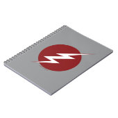 フラッシュ |稲妻ボルトロゴ ノートブック (左側)