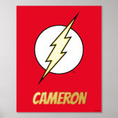 フラッシュ |稲妻ボルト 箔ポスター (正面)