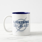 フラッシュ | "稲妻与えのMe Abs?" ツートーンマグカップ (左)