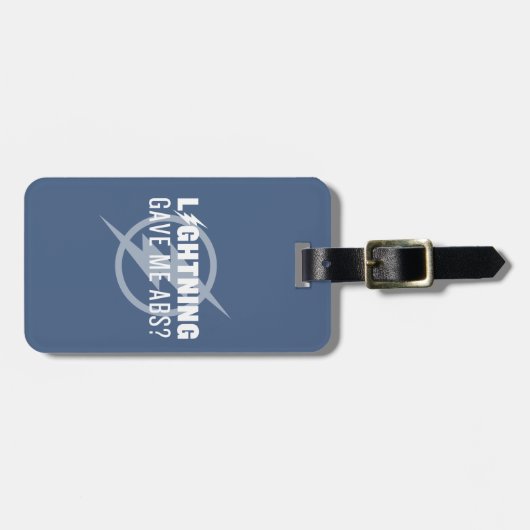 フラッシュ | "稲妻与えのMe Abs?" ラゲッジタグ (正面横)