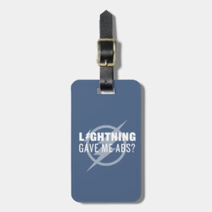 フラッシュ   "稲妻与えのMe Abs?" ラゲッジタグ