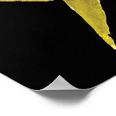 フラッシュ |黄色の胸のエンブレム ポスター (角)