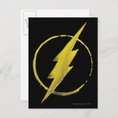 フラッシュ |黄色の胸のエンブレム ポストカード (正面/裏面)