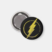 フラッシュ |黄色の胸のエンブレム マグネット (正面/裏面)