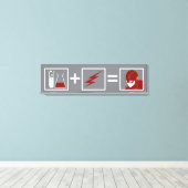 フラッシュ | Flash数式 キャンバスプリント (インサイチュ (ウッドフロア))