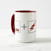 フラッシュ | Flash数式 マグカップ (正面左)