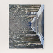 フラッシング牧草公園。クリスマスの挨拶 ジグソーパズル (縦)