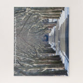 フラッシング牧草公園。クリスマスの挨拶 ジグソーパズル (縦)