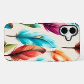 フラッシー フェザーズ iPhoneケース (裏面横)