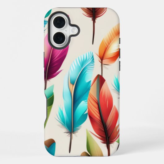 フラッシー フェザーズ iPhoneケース (裏面)