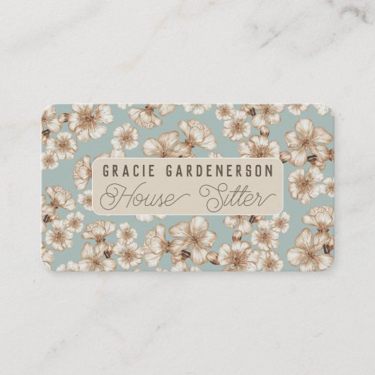 フラッズハウスシッター名刺 名刺 (正面)