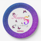 フラッタおもしろい ペーパープレート (正面)