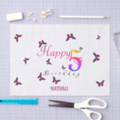 フラッタおもしろい 薄葉紙 (クラフト)