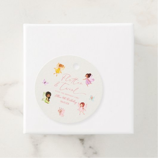 フラッタとトワイル魔法の妖精の誕生日パーティー フェイバータグ (インサイチュ)