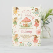 フラッタとフェア遊リー誕生日招待状 招待状 (スタンド正面)