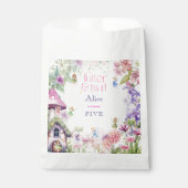 フラッタと回転妖精の庭の水色の誕生日 フェイバーバッグ (正面)