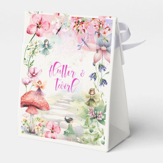 フラッタと回転妖精の庭の水色の誕生日 フェイバーボックス (裏面サイド)