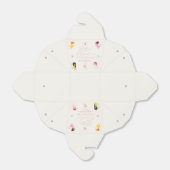 フラッタと渦巻き魅惑的な妖精の赤ちゃんシャワー フェイバーボックス (折り畳みなし)