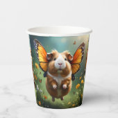 "フラッタの手：モルモットは飛行する" 紙コップ (裏面)