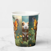 "フラッタの手：モルモットは飛行する" 紙コップ (左)