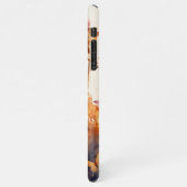 "フラッタリングエレガンス：蝶エンのためのiPhoneケース iPhoneケース (左側)