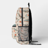 フラッタリングモーメント：蛾の魔法 プリントバックパック (右)