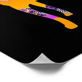 フラッタリング蝶ヴィンテージ肘掛け椅子 ポスター (角)