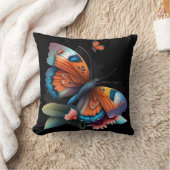 フラッタリング調和バタフライ装飾用クッション クッション (ブランケット)