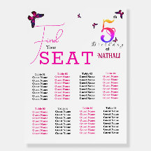 フラッターおもしろいあなたの座席の看板を見つける