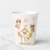 フラッターアンドトゥウィールフェアリーガーデン誕生日 紙コップ (裏面)