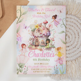 フラッターアンドトゥウィールフェアリー誕生日招待状 招待状