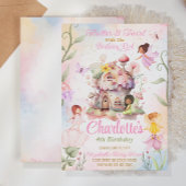 フラッターアンドトゥウィールフェアリー誕生日招待状 招待状